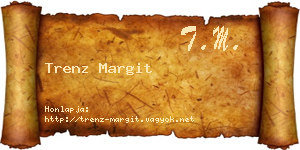 Trenz Margit névjegykártya